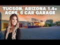 Tucson arizona 14 acre 6 car garage