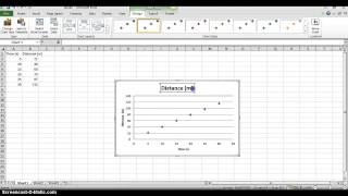 FHS - Physical Science - Graphing With Excel