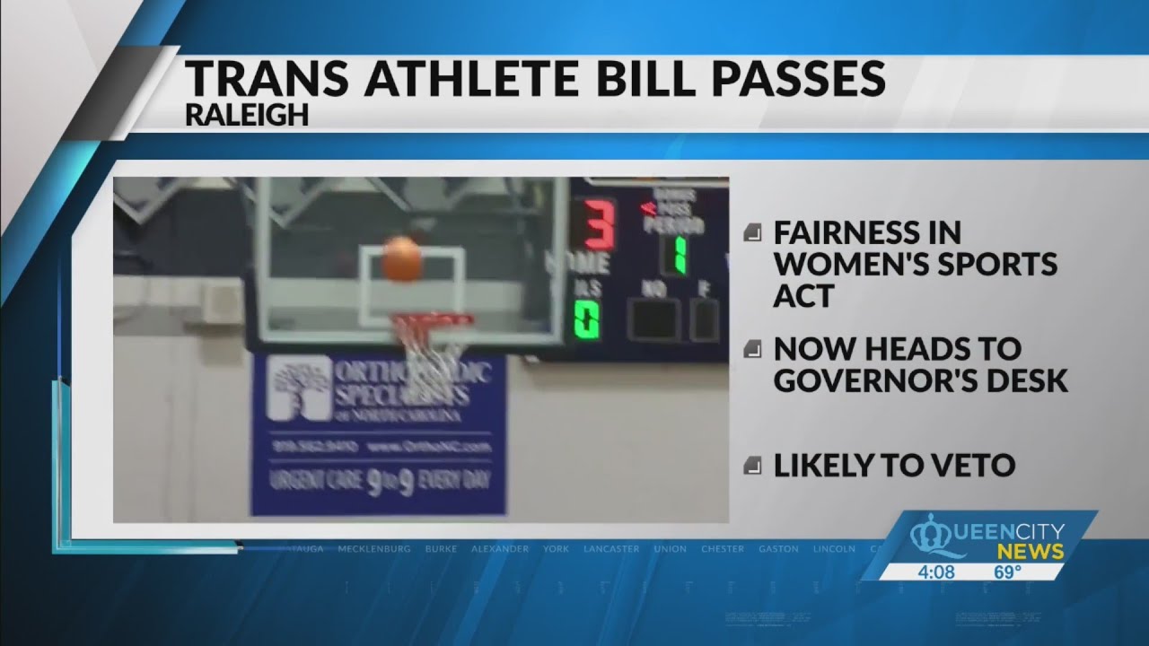 Trans athlete ban for youth sports heads to NC gov.