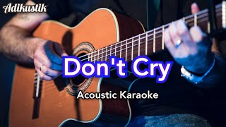 Guns N' Roses - Don't Cry (Acoustic Karaoke)