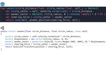 Godot & Unity - Steering Behavior