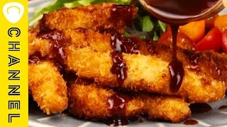 マヨネーズが美味しい！ササミのマヨスティック | Fry chicken with mayonnaise