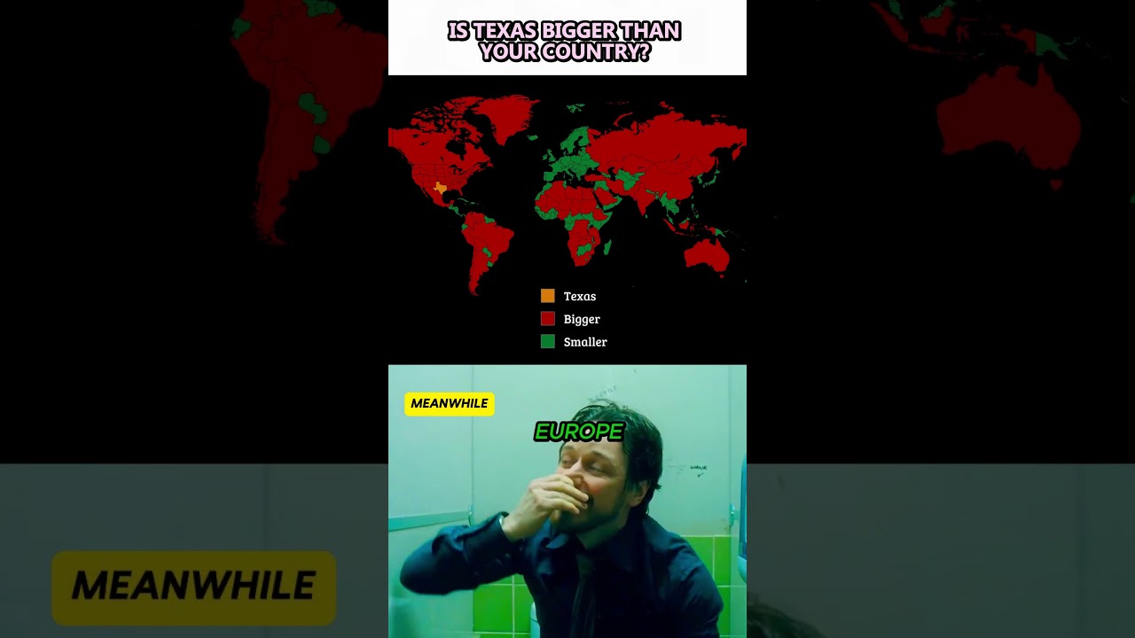 Is the Area of Texas Bigger Than Your Country? 🤔🌍