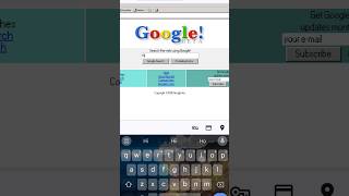 How Google 1998 page looked #google #googletricks #tricks #shorts #1998 #trendingshorts screenshot 2