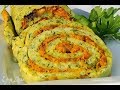 Бранч Рулет Из Цукини С Сыром И Начинкой Из Моркови С Грибами