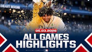 Highlights from ALL GAMES on 5/3 (Yankees' 7-run inning, Rays walk it off, MORE!) screenshot 1