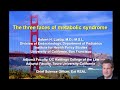 Prof. Robert Lustig - 'The three faces of metabolic syndrome'
