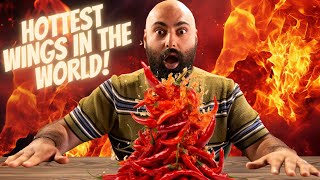 “It BURNS in \& out” The 7,000,000 SCOVILLE Chicken Wing Challenge …