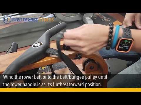 FDF FluidRower HOR Tank   Belt and bungee replacement  Viking Series