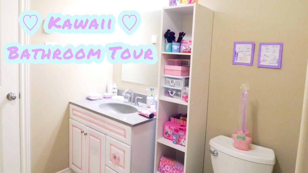♥*♡ Kawaii Bathroom Tour ♡*♥ YouTube