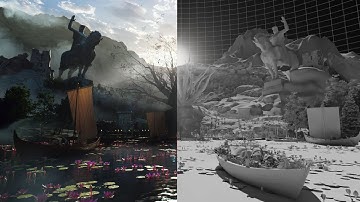 KING ARTHUR VFX BREAKDOWN | BLENDER | NUKE