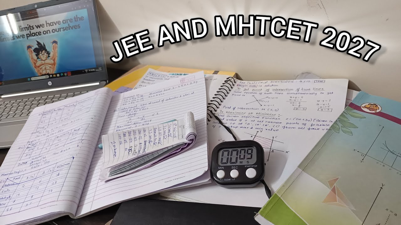 JEE AND MHTCET ASPIRANT 2027(10 hours of Study) 😪