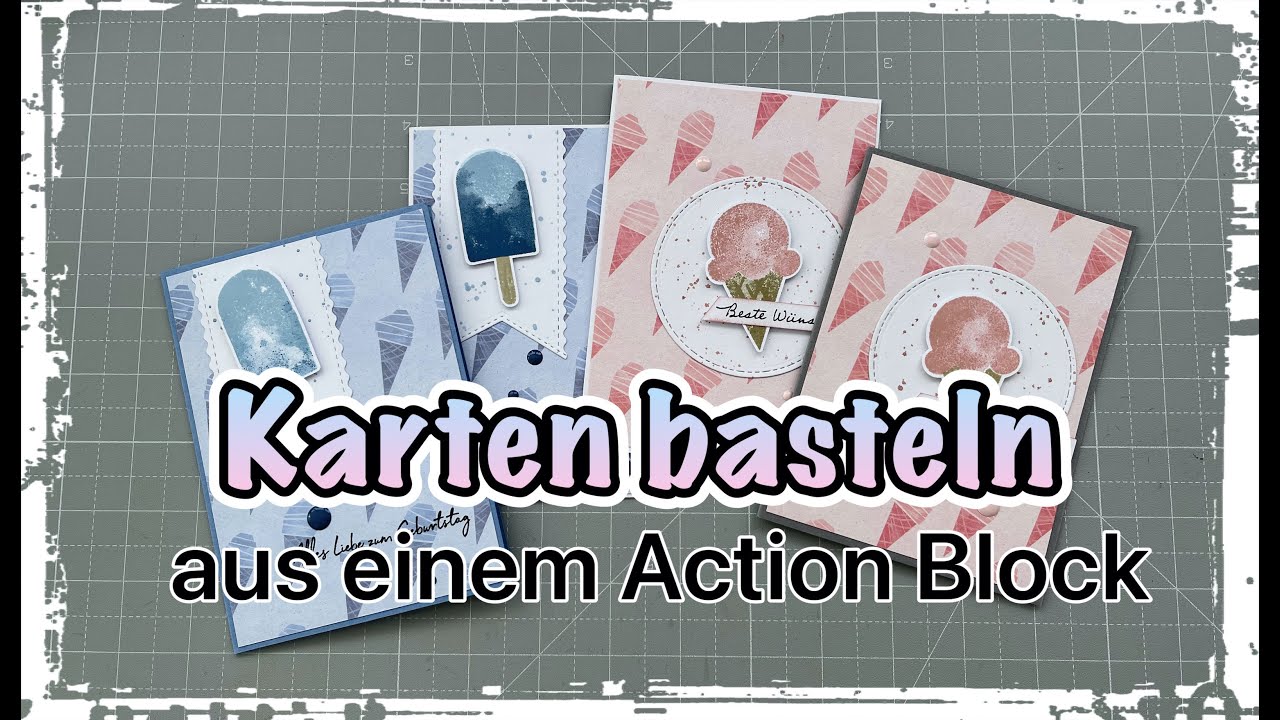 Anleitung/Tutorial Karte basteln aus einem Action Haul Block mit ...