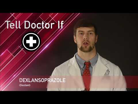 Dexlansoprazole or Dexilant Medication Information (dosing, side effects, patient counseling)