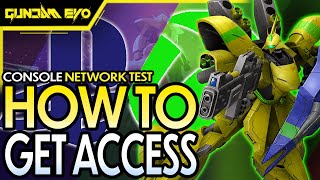 HOW TO PLAY CONSOLE NETWORK TEST || Gundam Evolution News