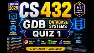 📚 CS 432 GDB Solution 2026 | Virtual University