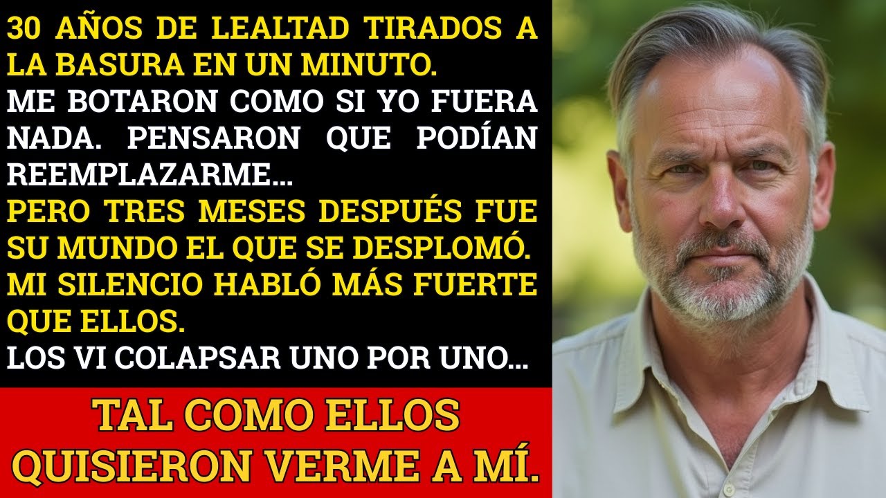 Me despidieron después de 30 años; tres meses después, la empresa colapsó...