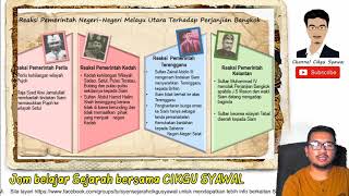 Sejarah KSSM T3 Bab 8 : Subtajuk 8 1