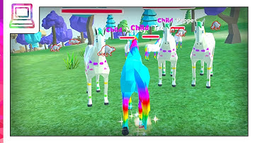 Unicorn Family Simulator Android Gameplay (Part 2) (Horse Game)