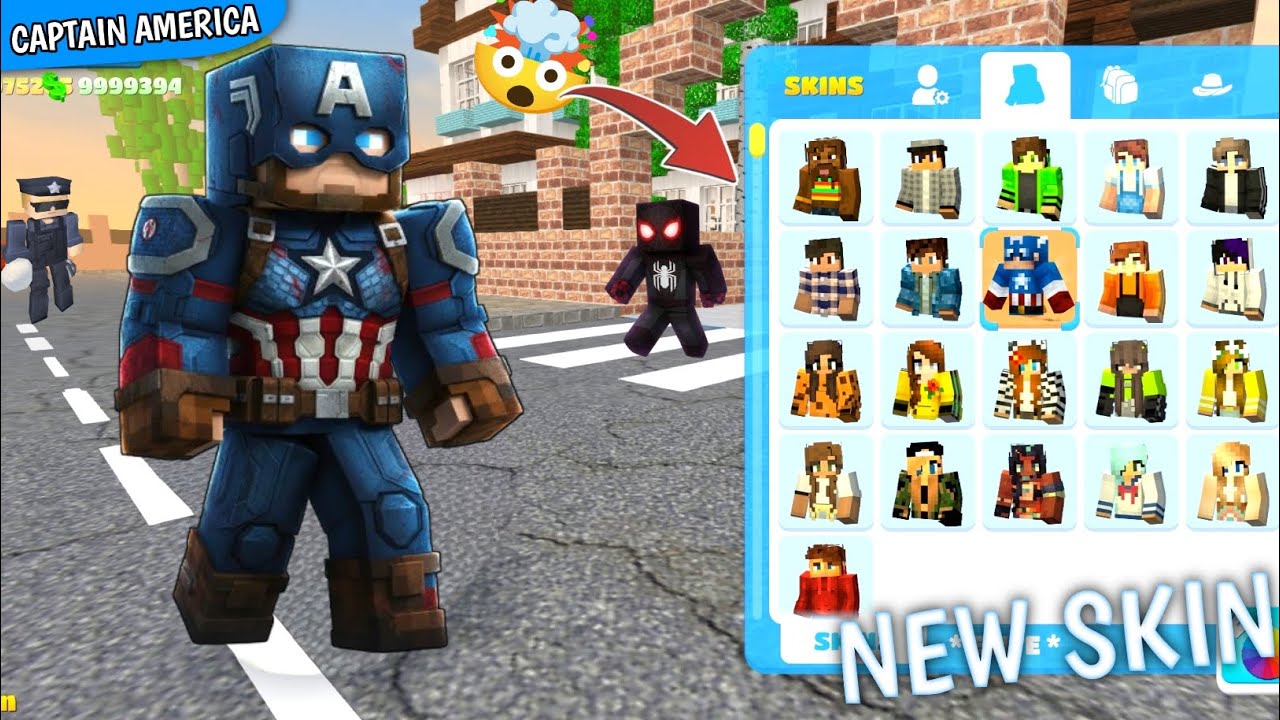 Captain America New Skin In School Party Craft 🤯 Captain America Dress 