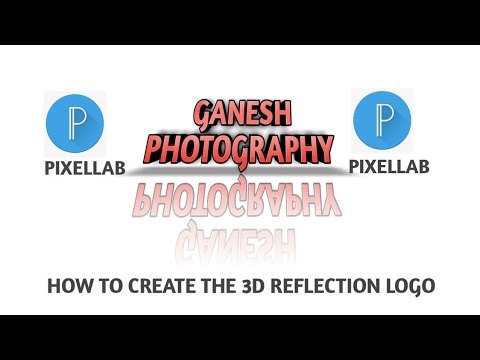 How To Create 3D Shadow + Reflection Logo - Pixellab