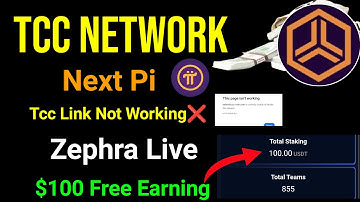 Tcc Network Not Working | Tcc Coin Mining  | Zephra Live Account kaise Banaye | Online Earning 2025