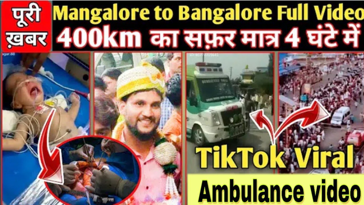 40 Day's Baby Ambulance Driver 400 KM 4 hours full video, Tik Tok viral