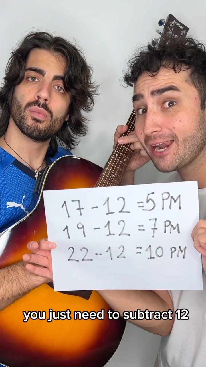 How to read the 24 hours clock