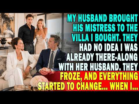 My Husband Brought His Mistress To The Villa I Bought, Unaware Her Husband And I Were Waiting There.