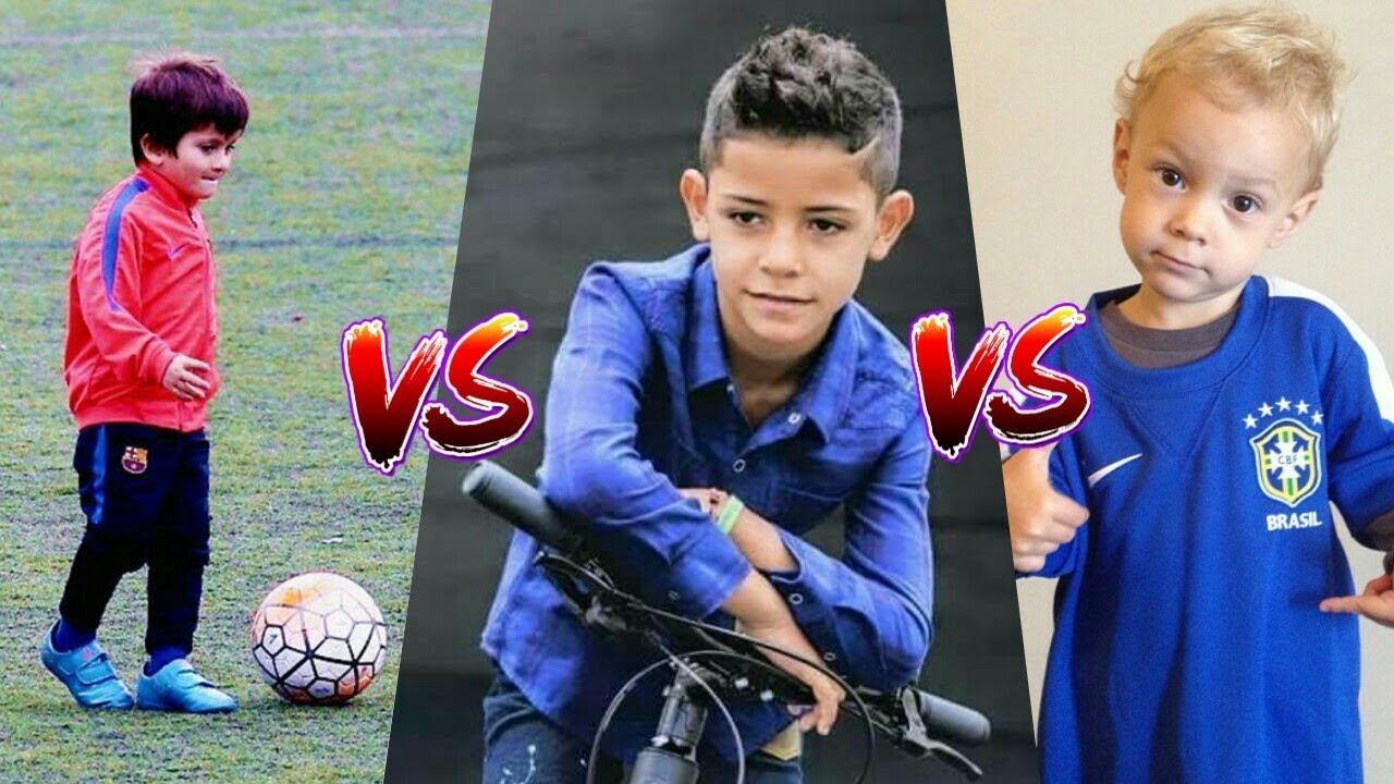 Thiago Messi vs Cristiano Ronaldo JR vs Davi Lucca || Shape Of You vs