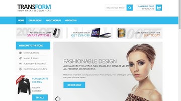 Transform Virtuemart Template Demo