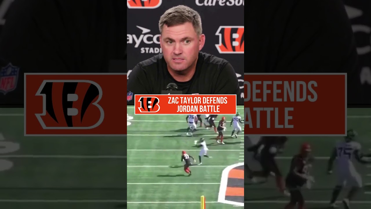 Cincinnati Bengals Head Coach Zac Taylor Defends Safety Jordan Battle's Tackling Efforts from Sunday