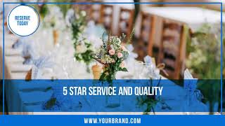 Wedding Catering Video Ad Template screenshot 4
