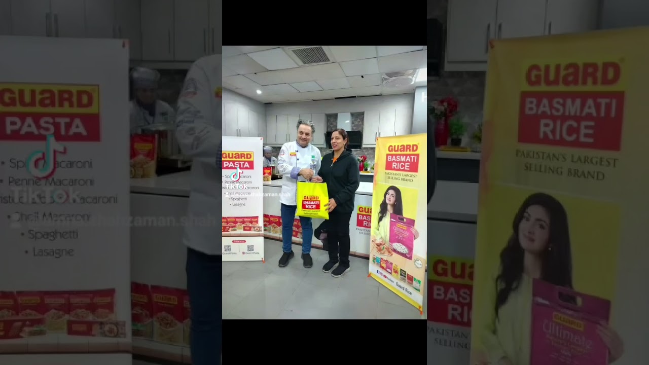 Today Legendary Chef Mehboob with me in Guard Rice cooking workshop at Cothm college Garden Town LHR