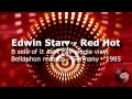 Edwin starr  red hot    1985 bellaphon records