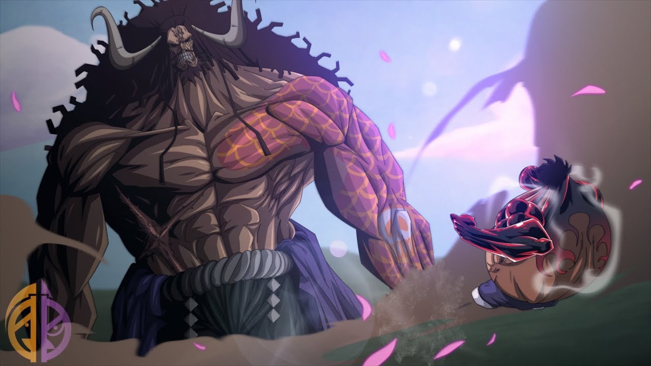 One Piece Luffy Vs Kaido Anime Top Wallpaper