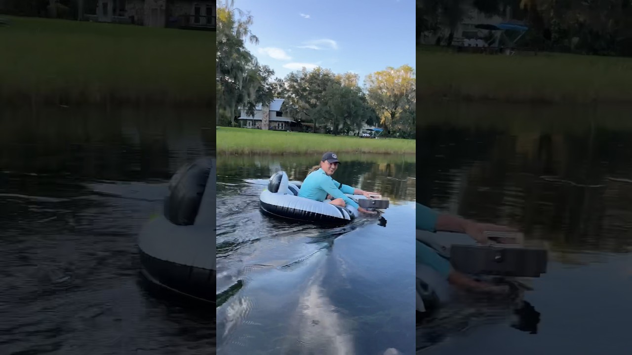 How to ride tubes up the river… 