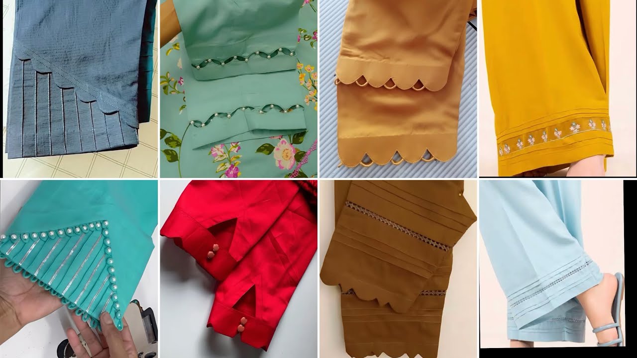 New Capri Design 2025 || Trouser Designs For Girls || Trouser Designing with laces