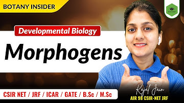 Developmental Biology- Morphogens | Nature | Working | Gradient | CSIR NET ||
