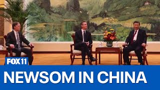Newsom: Jinping meeting details