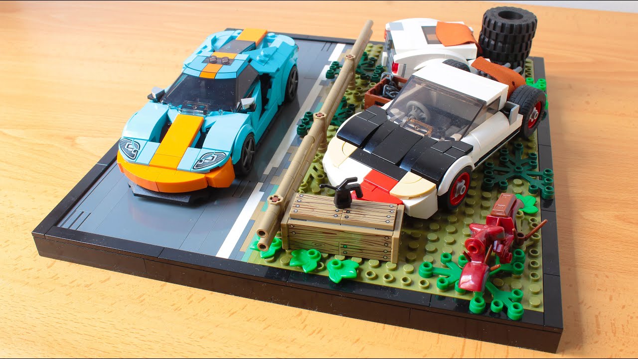 Lego Barn Find Ford GT40 Diorama - YouTube