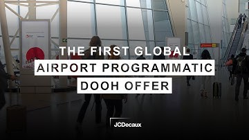 JCDecaux launches the first global airport programmatic DOOH offer