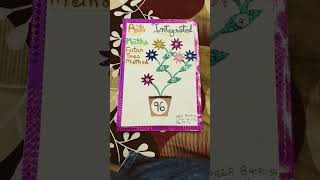 Art Integrated Projects for Maths (Factor Tree Methods) #art #integrated #project #kidsart #craft