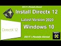 Download And Install DirectX 12 on Windows 10 || 32/64 Bit