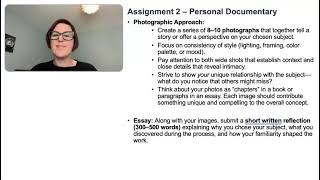 Photo Assignment 2 - Personal Documentary