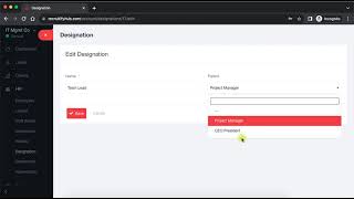 How to Add Designation & Department - Employee Part 2