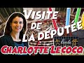 Visite de la dpute charlotte lecocq  marie navart parlement des enfants