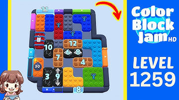 Color Block Jam Level 1259 Solution Walkthrough