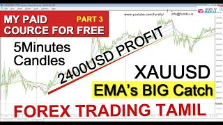 Fx Part 63 - My Paid Course for Free - Part 3 - EMAS Big Catch on Gold Trading - Forex Trading Tamil