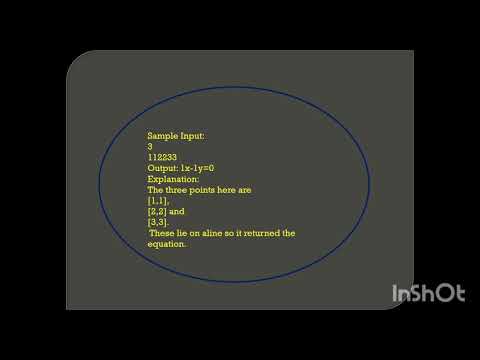 Accenture 2021 Exam Coding Answer Straight Line Code